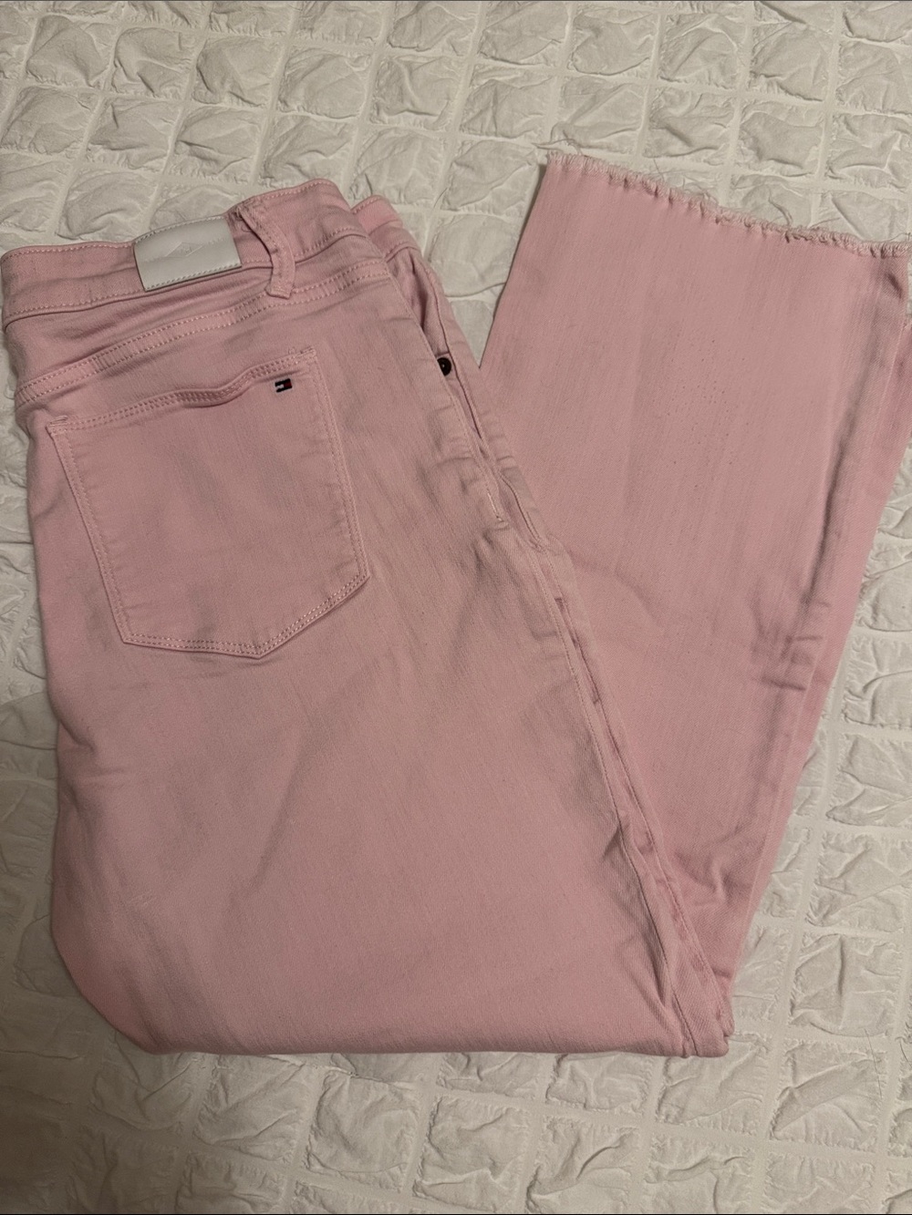 Tommy Hilfiger Pink Wide-Leg Jeans